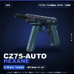 CZ75-Auto | Hexane | После полевых испытаний · Скин Counter-Strike 2