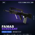 FAMAS | Sergeant | После полевых испытаний · Скин Counter-Strike 2