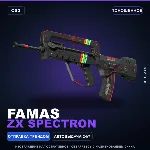 FAMAS | ZX Spectron | Поношенное · Скин Counter-Strike 2