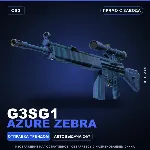 G3SG1 | Azure Zebra | Прямо с завода · Скин Counter-Strike 2