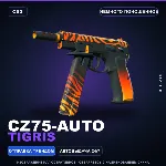 CZ75-Auto | Tigris | Немного поношенное · Скин Counter-Strike 2