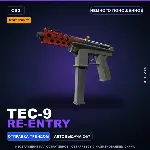 StatTrak™ Tec-9 | Re-Entry | Немного поношенное · Скин Counter-Strike 2