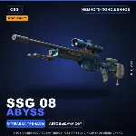 StatTrak™ SSG 08 | Abyss | Немного поношенное · Скин Counter-Strike 2
