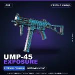 UMP-45 | Exposure | Прямо с завода · Скин Counter-Strike 2