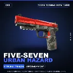 Five-SeveN | Urban Hazard | После полевых испытаний · Скин Counter-Strike 2