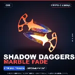 ★ Shadow Daggers | Marble Fade | Прямо с завода · Скин Counter-Strike 2