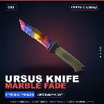 ★ Ursus Knife | Marble Fade | Прямо с завода · Скин Counter-Strike 2