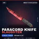 ★ Paracord Knife | Slaughter | Немного поношенное · Скин Counter-Strike 2