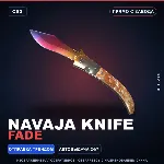 ★ Navaja Knife | Fade | Прямо с завода · Скин Counter-Strike 2