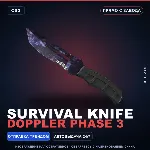 ★ Survival Knife | Doppler Phase 3 | Прямо с завода · Скин Counter-Strike 2