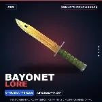 ★ Bayonet | Lore | Немного поношенное · Скин Counter-Strike 2