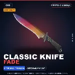 ★ StatTrak™ Classic Knife | Fade | Прямо с завода · Скин Counter-Strike 2