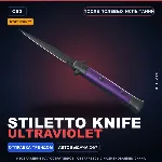 ★ StatTrak™ Stiletto Knife | Ultraviolet | После полевых испытаний · Скин CS2