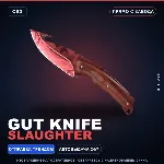 ★ Gut Knife | Slaughter | Прямо с завода · Скин Counter-Strike 2