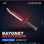 ★ Bayonet | Autotronic | Закалённое в боях · Скин Counter-Strike 2