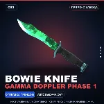 ★ Bowie Knife | Gamma Doppler Phase 1 | Прямо с завода · Скин Counter-Strike 2