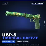 USP-S | Tropical Breeze | Прямо с завода · Скин Counter-Strike 2