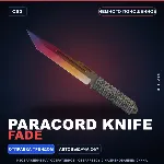 ★ Paracord Knife | Fade | Немного поношенное · Скин Counter-Strike 2