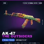 AK-47 | The Outsiders | После полевых испытаний · Скин Counter-Strike 2