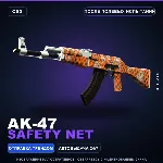 AK-47 | Safety Net | После полевых испытаний · Скин Counter-Strike 2