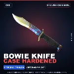 ★ Bowie Knife | Case Hardened | Закалённое в боях · Скин Counter-Strike 2