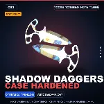 ★ StatTrak™ Shadow Daggers | Case Hardened | После полевых испытаний · Скин CS2