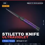 ★ StatTrak™ Stiletto Knife | Ultraviolet | Немного поношенное · Скин Counter-Strike 2