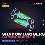 ★ StatTrak™ Shadow Daggers | Gamma Doppler | Прямо с завода · Скин Counter-Strike 2