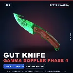 ★ Gut Knife | Gamma Doppler Phase 4 | Прямо с завода · Скин Counter-Strike 2