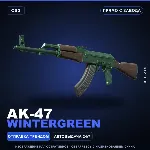 AK-47 | Wintergreen | Прямо с завода · Скин Counter-Strike 2