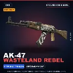 StatTrak™ AK-47 | Wasteland Rebel | Закалённое в боях · Скин Counter-Strike 2