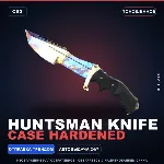 ★ Huntsman Knife | Case Hardened | Поношенное · Скин Counter-Strike 2