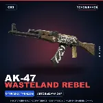 AK-47 | Wasteland Rebel | Поношенное · Скин Counter-Strike 2