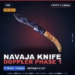 ★ StatTrak™ Navaja Knife | Doppler Phase 1 | Прямо с завода · Скин Counter-Strike 2