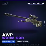 AWP | Worm God | Немного поношенное · Скин Counter-Strike 2