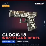 StatTrak™ Glock-18 | Wasteland Rebel | Поношенное · Скин Counter-Strike 2 - irongamers.ru