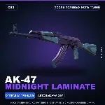 AK-47 | Midnight Laminate | После полевых испытаний · Скин Counter-Strike 2
