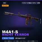 StatTrak™ M4A1-S | Night Terror | После полевых испытаний · Скин Counter-Strike 2