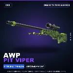 AWP | Pit Viper | Немного поношенное · Скин Counter-Strike 2