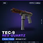 Tec-9 | Red Quartz | Прямо с завода · Скин Counter-Strike 2