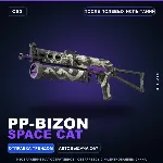 PP-Bizon | Space Cat | После полевых испытаний · Скин Counter-Strike 2