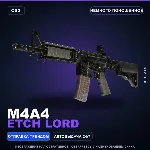 M4A4 | Etch Lord | Немного поношенное · Скин Counter-Strike 2