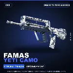 FAMAS | Yeti Camo | Немного поношенное · Скин Counter-Strike 2
