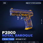 P2000 | Royal Baroque | Немного поношенное · Скин Counter-Strike 2