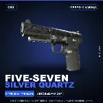 Five-SeveN | Silver Quartz | Прямо с завода · Скин Counter-Strike 2