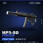 MP5-SD | Focus | Прямо с завода · Скин Counter-Strike 2