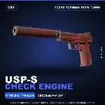 USP-S | Check Engine | После полевых испытаний · Скин Counter-Strike 2