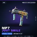 MP7 | Just Smile | Немного поношенное · Скин Counter-Strike 2