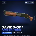 Sawed-Off | Amber Fade | Прямо с завода · Скин Counter-Strike 2