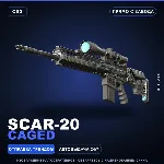 SCAR-20 | Caged | Прямо с завода · Скин Counter-Strike 2